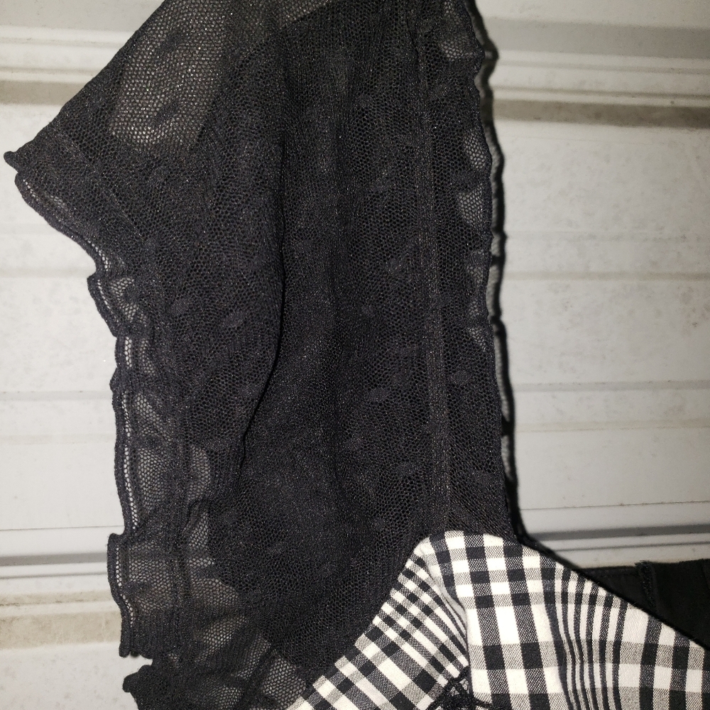 Rare 3x Plus Size TRIPP NYC Corset Bustier Top Goth Lolita Shirt Vintage Y2K - Picture 3 of 5